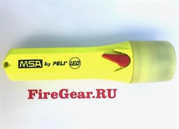 Фонарь пожарного индивидуальный MSA by Peli, световой модуль eLed. Б/у, рабочий