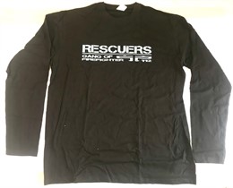 Пожарная футболка RESCUERS с длинным рукавом