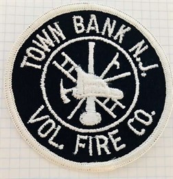 Шеврон TOWN BANK N.J. VOL. FIRE CO.