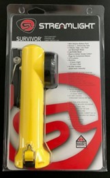 Фонарь светодиодный пожарный нагрудный индивидуальный Survivor Streamlight LED (175 lum) (желтый и черный резаки дыма в комплекте)